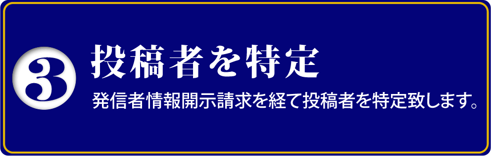 投稿者を特定