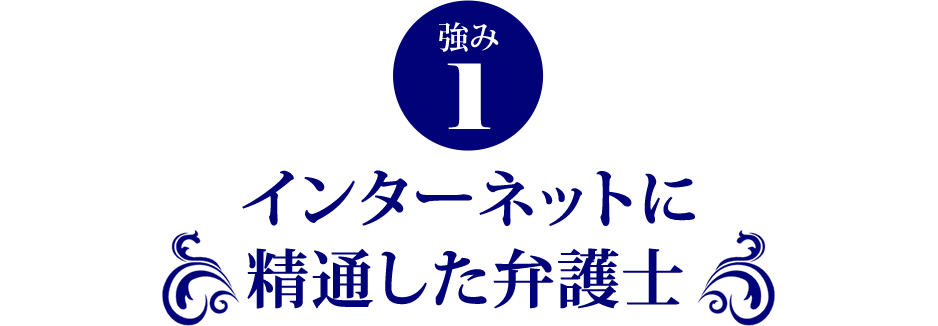 強み1インターネットに精通した弁護士